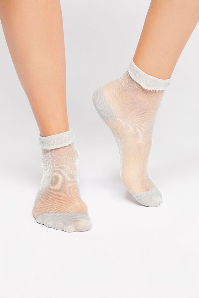 Metallic Sheer Anklet #1