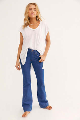 Wrangler Exaggerated Bootcut Jeans | Free People
