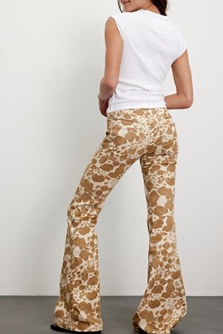 We The Free Penny Pull-On Printed Flare Jeans