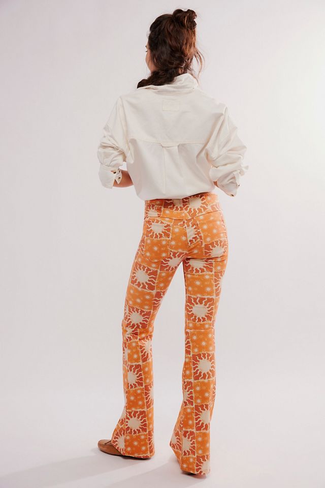 We The Free Penny Pull-On Printed Flare Jeans #2