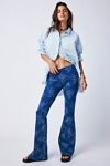 sales cheapest order Free People Penny Pull-On Printed Flare Jeans Size 28