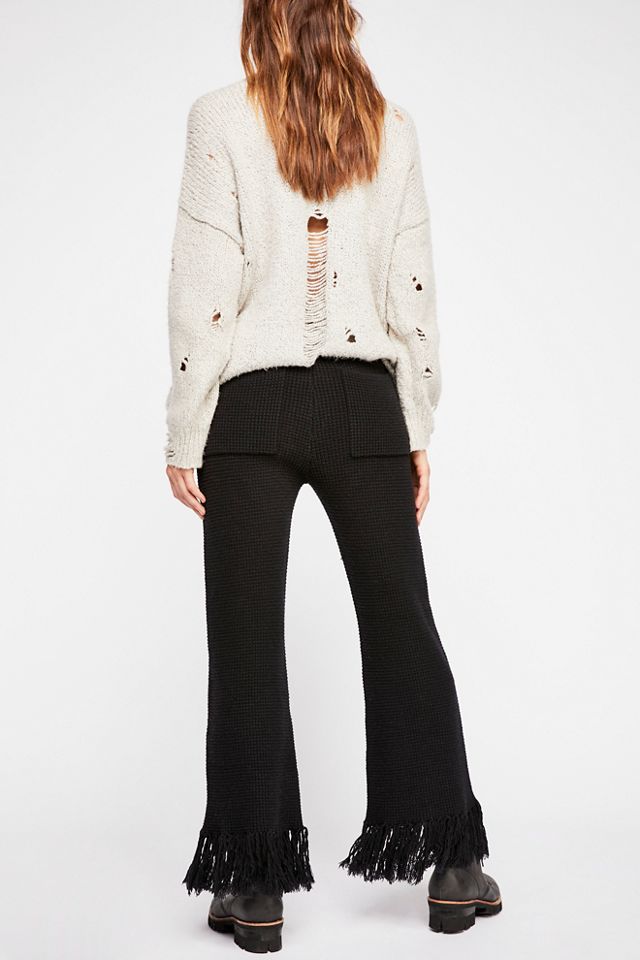 Fringe Forever Cashmere Pant #1