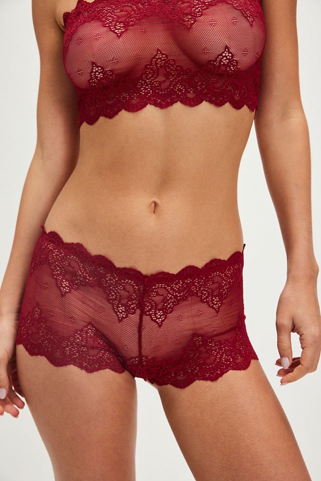 So Fine Lace Boy Short #2