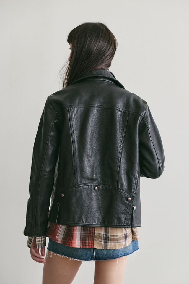 We The Free Jealousy Leather Moto Jacket #2
