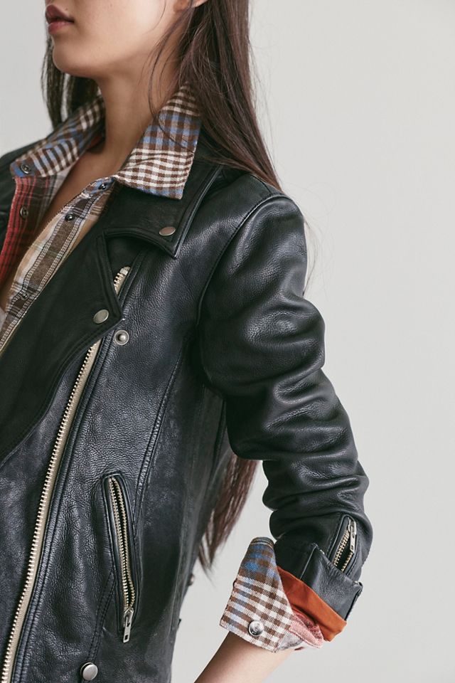 We The Free Jealousy Leather Moto Jacket #1