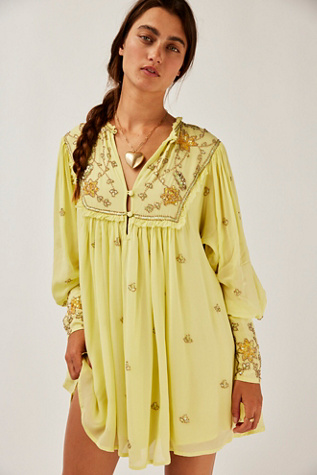 Bali Golden Sun Dress at Free People in Early Bloomer Combo, Size: Small