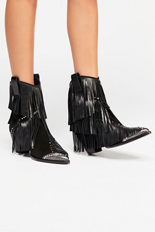 Zadig and voltaire fringe boots store