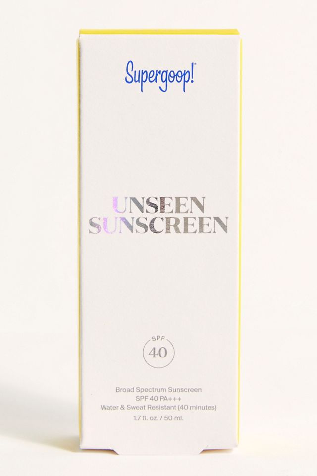 Supergoop! Unseen Sunscreen SPF 40 #1