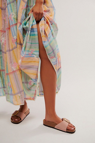 Birkenstock Madrid Big Buckle Sandals at Free People in Pink, Size: EU 41
