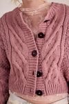 Bonfire Cable Knit Cardi
