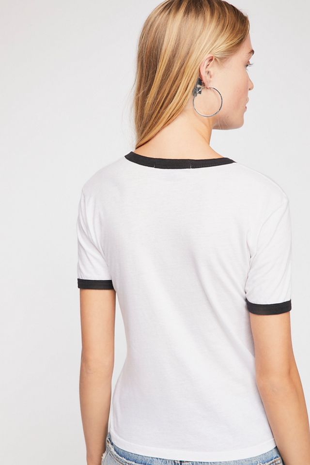 Flocked NYC Ringer Tee | Free People