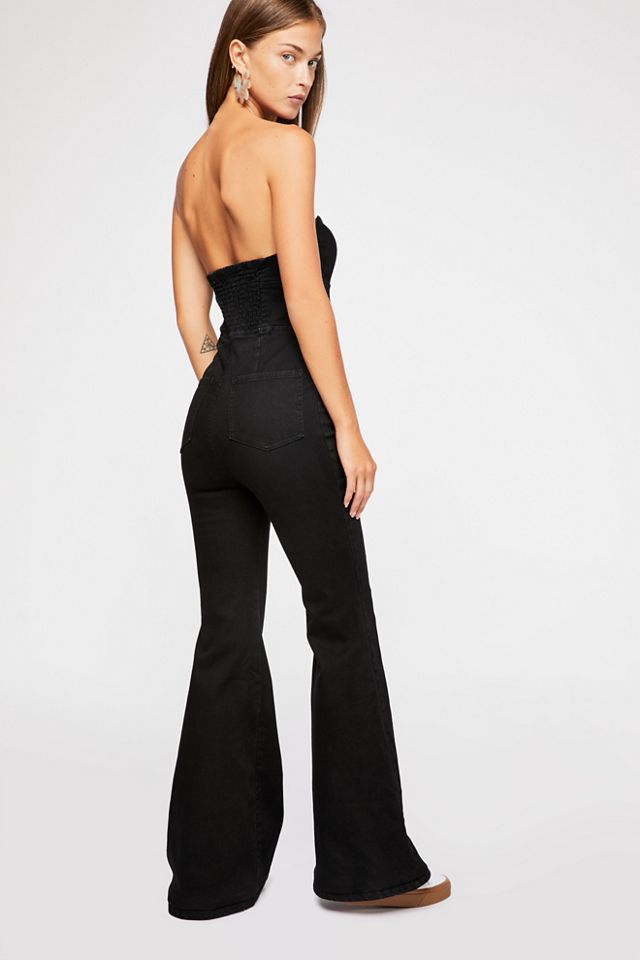 Free people hot sale strapless jumpsuit