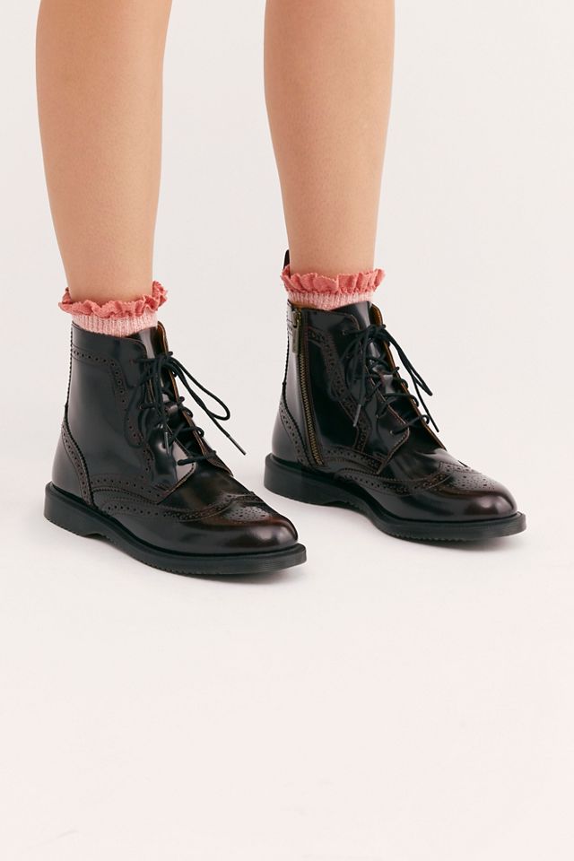 Dr. Martens Delphine 8 Eye Brogue Boots