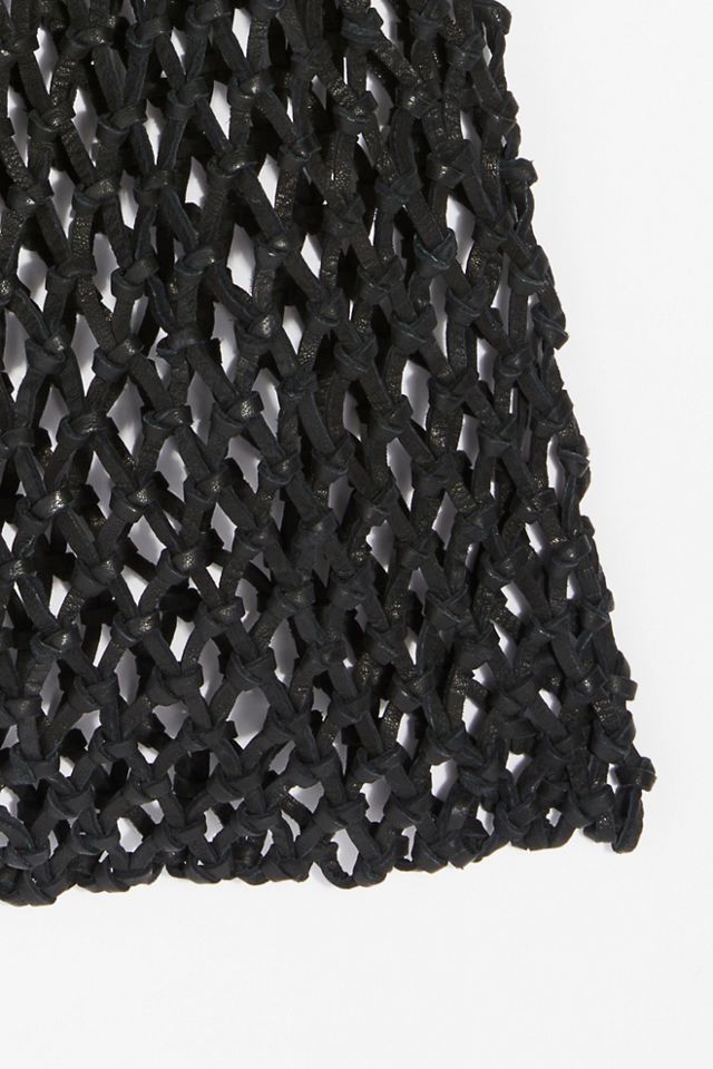 Crista Beach Net Leather Bag #4