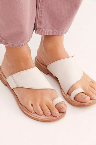 Sant Antoni Slide by FP Collection at Free People in White, Size: EU 41