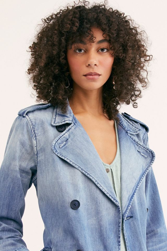 Dorian Denim Trench Coat #2