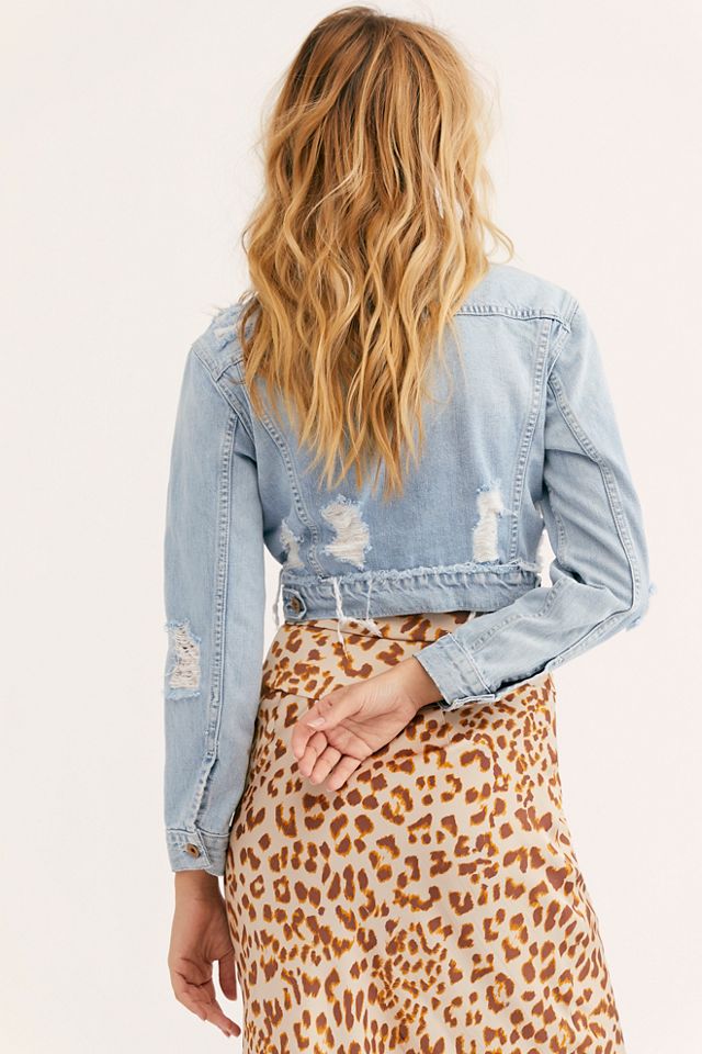 Zella Cropped Denim Jacket #2