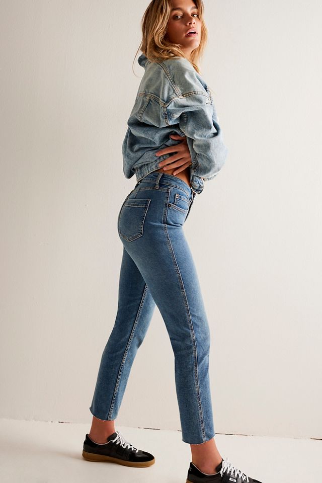 CRVY High-Rise Vintage Straight Jeans | People