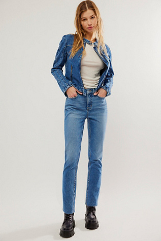 CRVY High-Rise Vintage Stovepipe Jeans product page