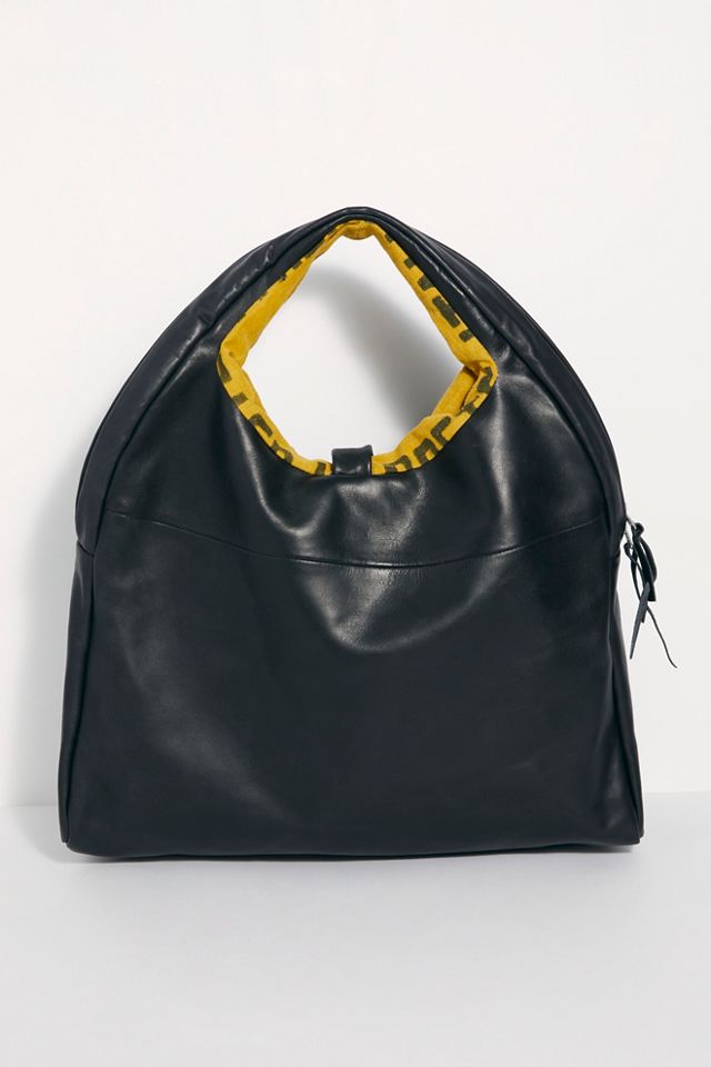 Sac hobo cargo en cuir Delle Cose #3