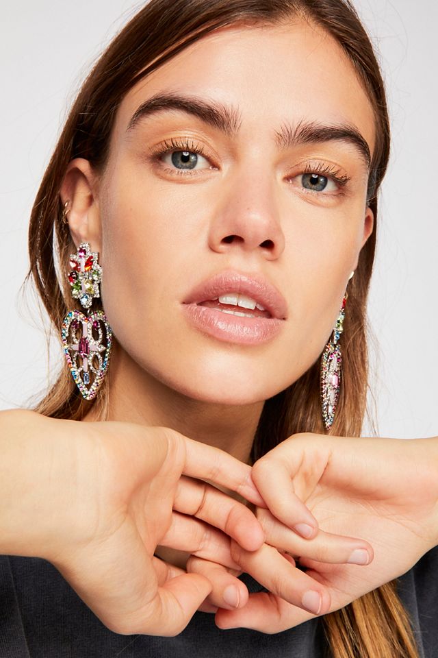 Camellias Heart Earrings #1