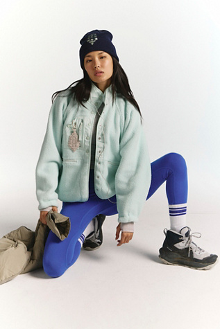 Hit The Slopes Fleece Jacket by FP Movement at Free People in Pistachio, Size: Large