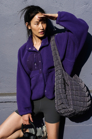 Hit The Slopes Fleece Jacket by FP Movement at Free People, Dark Amethyst, XS