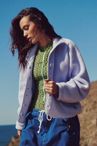 Hit The Slopes Fleece Jacket by FP Movement at Free People, Iris, XS