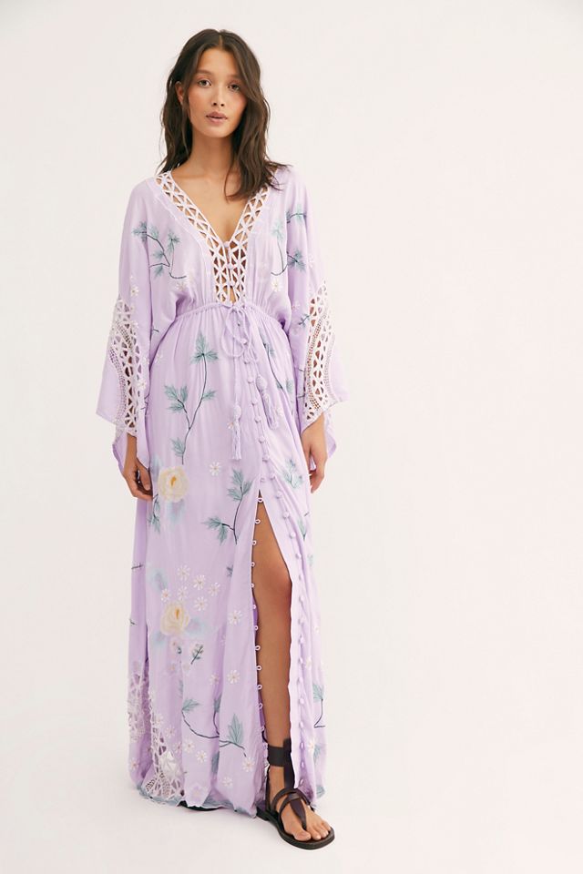 I am lola on sale embroidered maxi dress