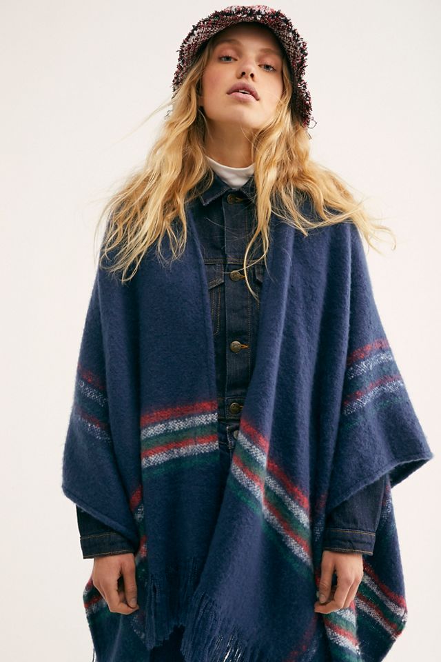 Wren Plaid Blanket Wrap #1