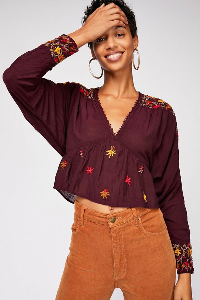 Ava Embroidery Blouse