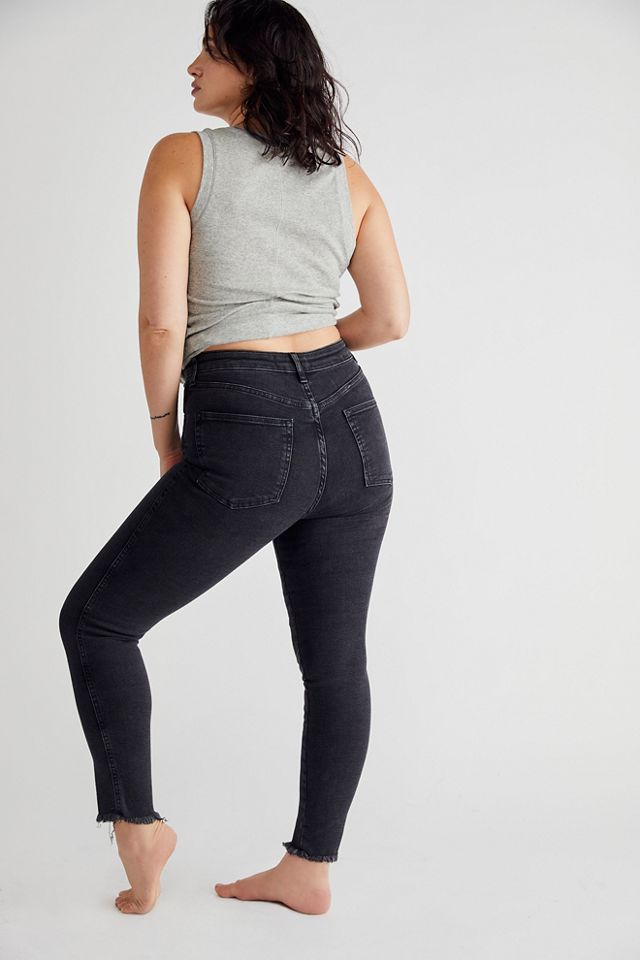 Raw high rise jegging sale free people