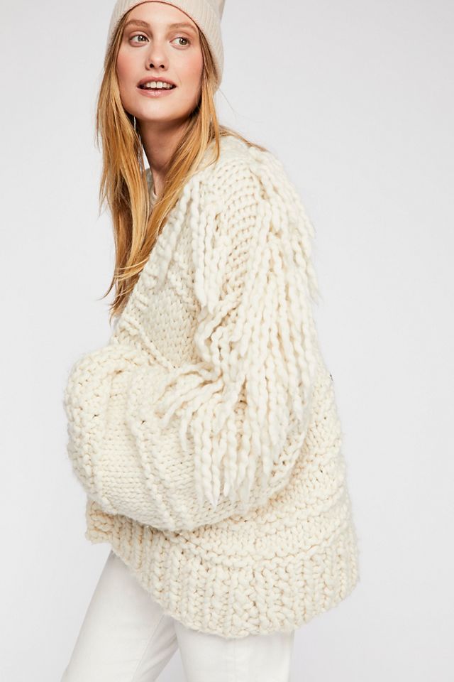 Free people fringe sweater hotsell