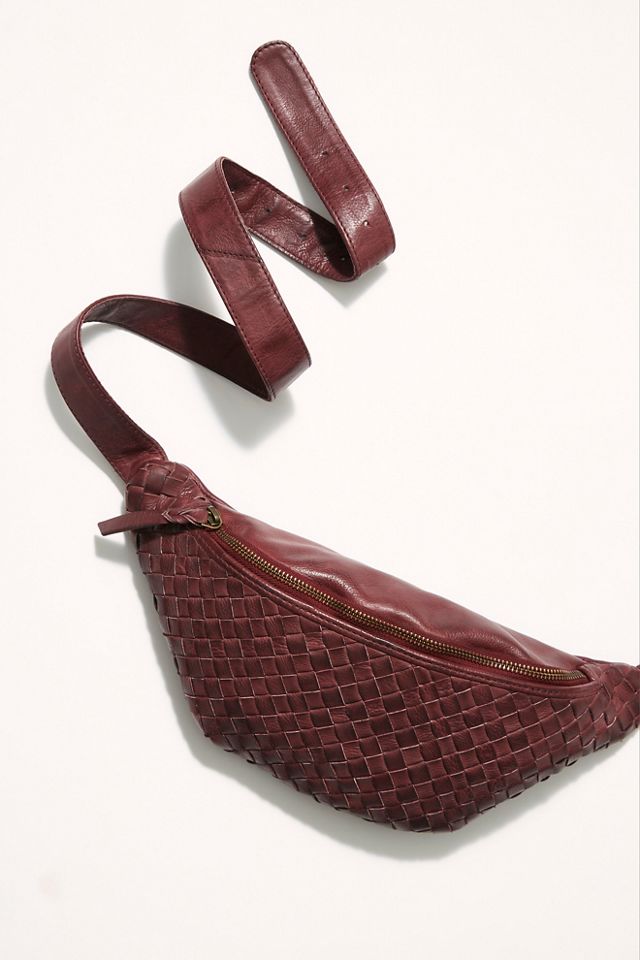 Woven Crossbody Belt Bag #1