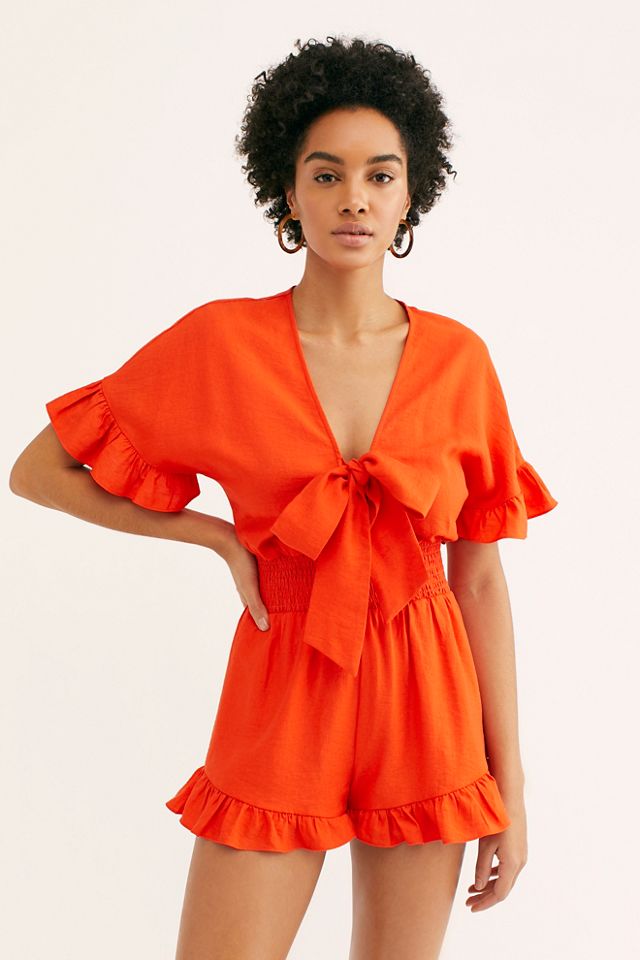 Mary Ruffle Romper