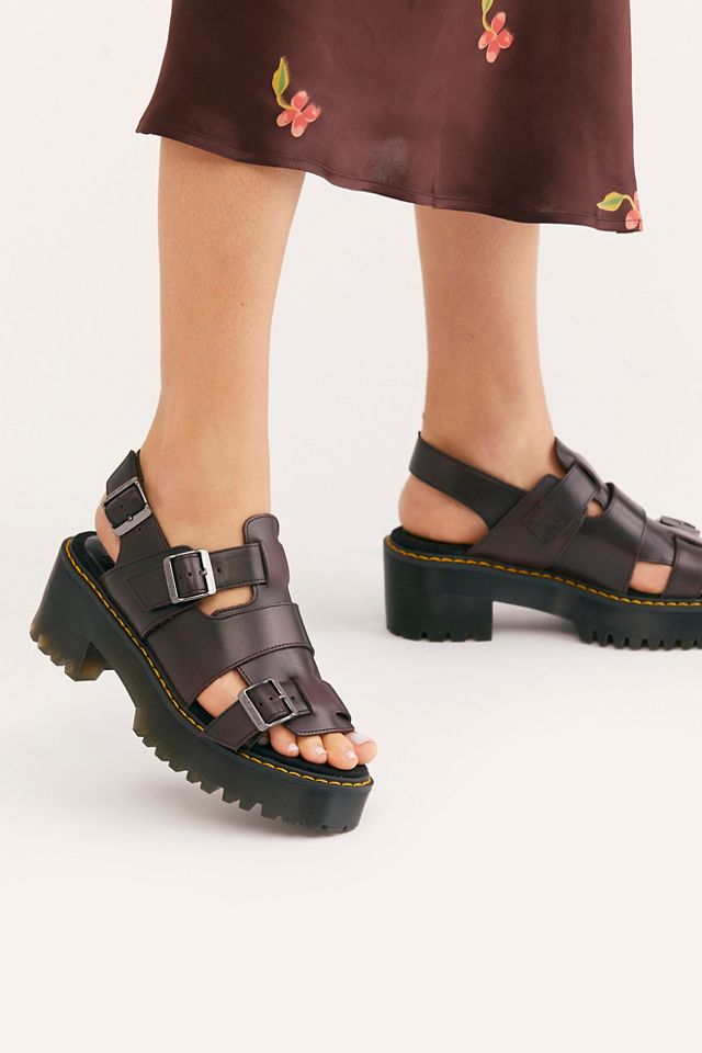 Dr. Martens Ariel ブラック サンダル UK5 Dr. Martens Ariel Platform | Free People