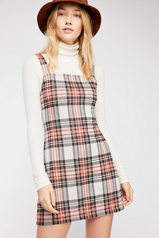 free people checkered dress