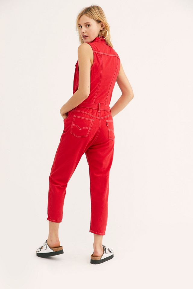 Levi’s Cropped Taper Jumpsuit #1