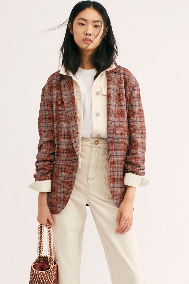 Simply Plaid Blazer #1