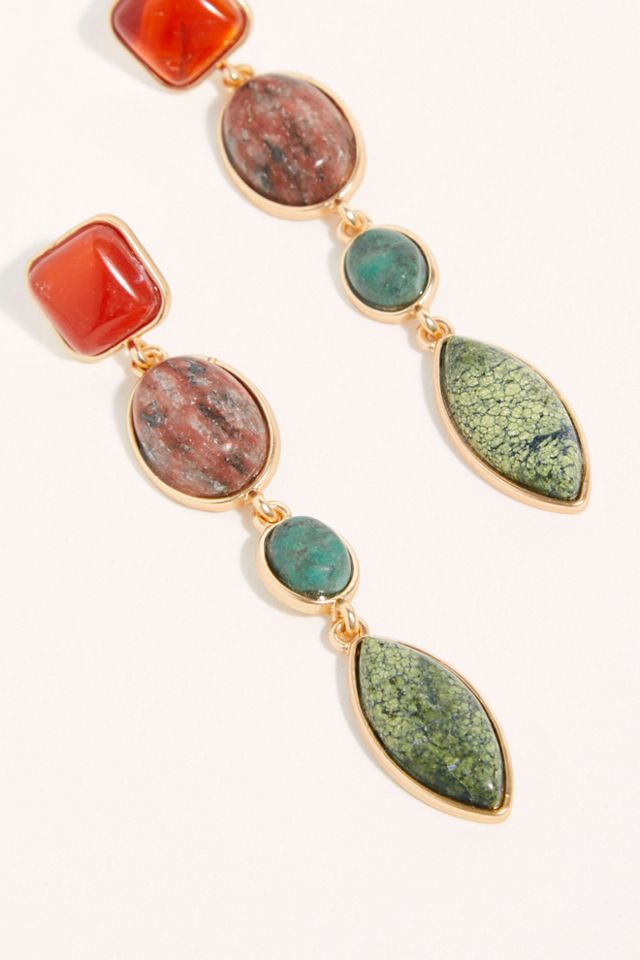 Magnolia Stone Earrings #2