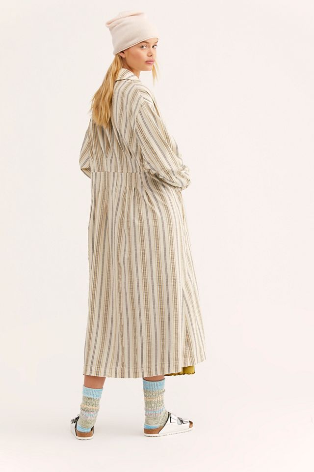Sweet Melody Yarn Dyed Trench #1