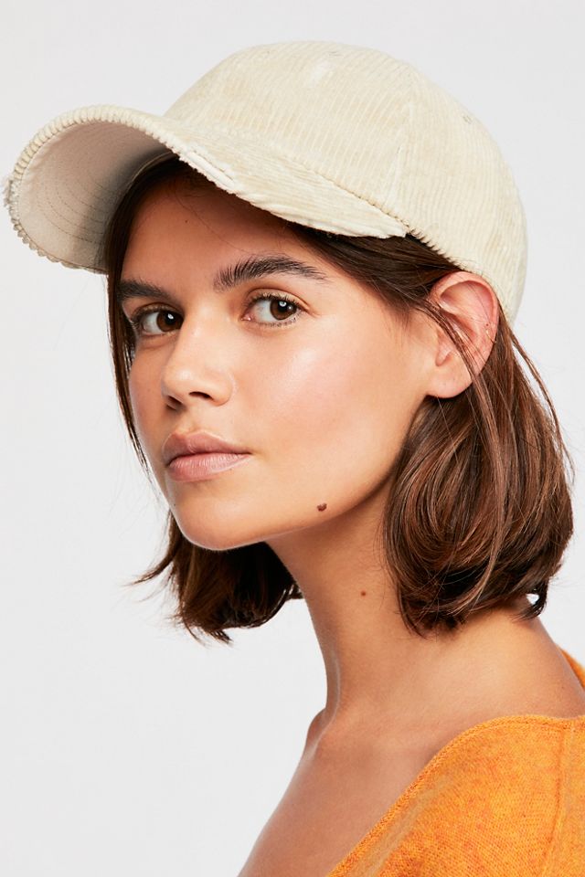 Miles Distressed Cord Baseball Hat #1