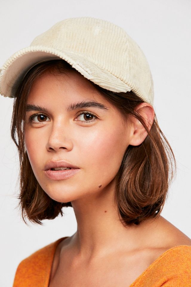 Miles Distressed Cord Baseball Hat #3