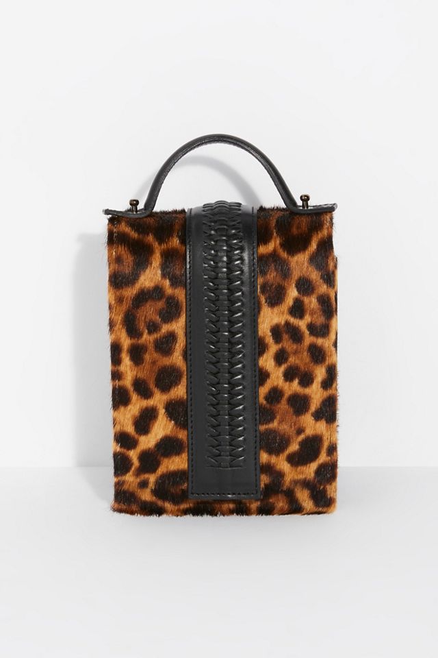 Leopard Calf Hair Mini Clutch #2