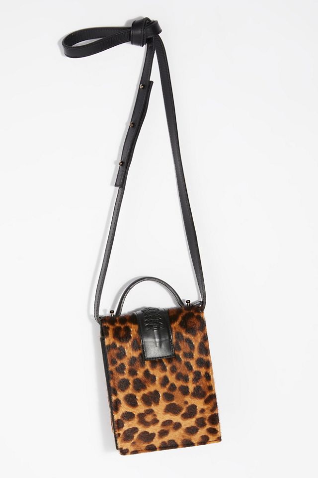 Leopard Calf Hair Mini Clutch #4