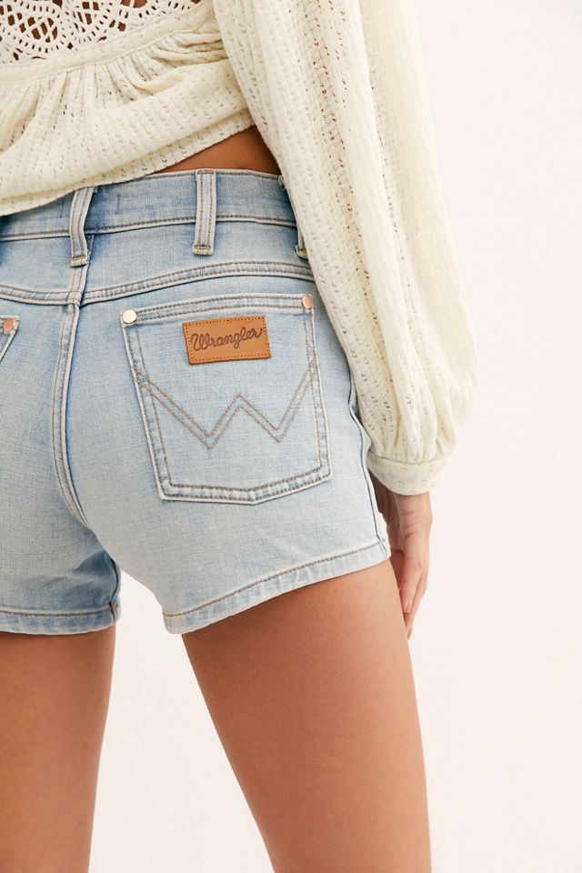 Wrangler Hemmed Stretch Shorts | Free People