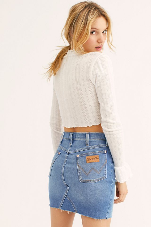 Wrangler High-Rise Heritage Mini Skirt #1