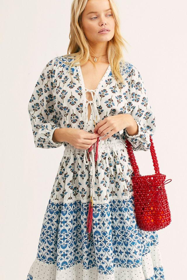 She's So Fun Beaded Bucket Bag #6