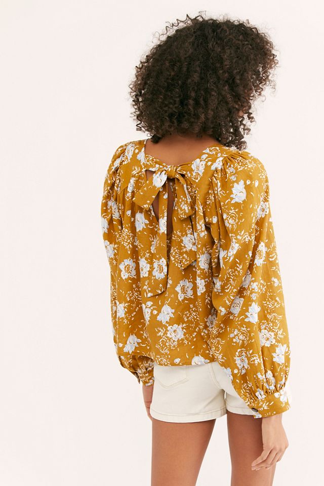 Just My Type Printed Top #1