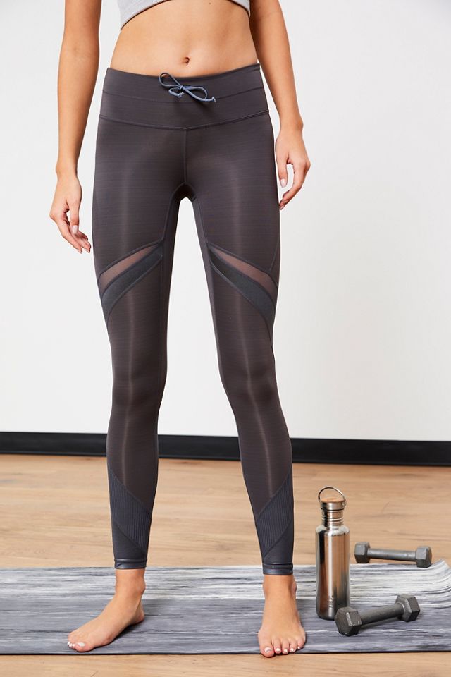 Mid-Rise Ankle Length Tap Back Leggings #1